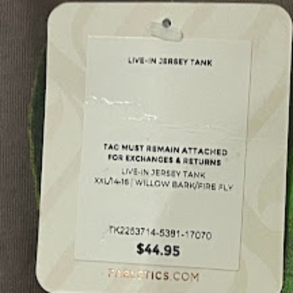 NWT Fabletics Live-In Halter Tank | Size: XXL - Picture 7 of 7